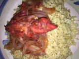 Chicken biryani rice