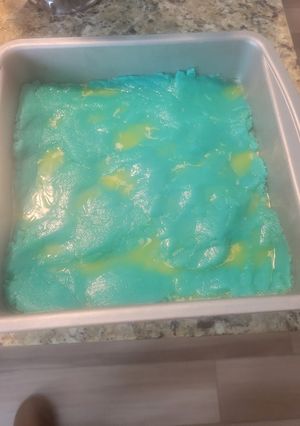 A picture of Blue Berry Coconut Fudge.