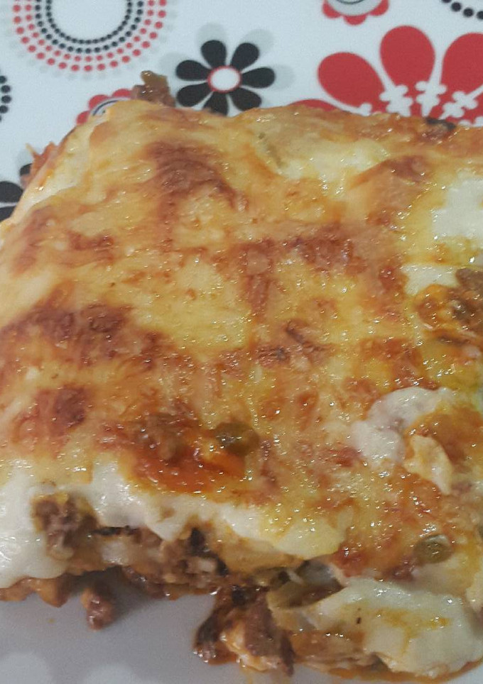 Una foto de Lasaña de carne