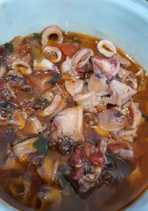 Foto resep Cumi masak tomat