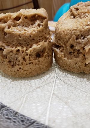 Una foto de Mug cake de banana y coco saludable