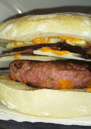 Foto principal de Hamburguesa casera de pavo y pollo