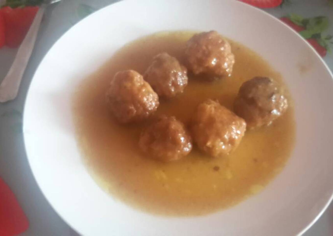 Albóndigas al Pedro Ximénez