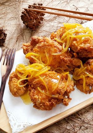 Foto resep Fried Chicken With Lemon Sauce