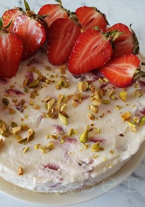 Epres sajttorta recept fotója