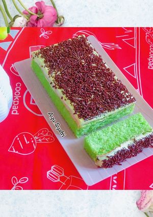 Foto resep Bolu Panggang Pandan