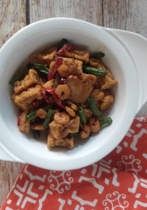 Foto resep 638. Tumis Tahu, udang, Kacang Panjang