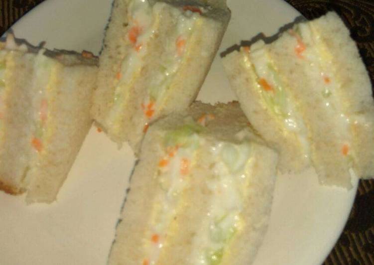 Recipe of Perfect Veg Sandwich