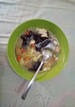 Foto resep Sup jamur (menu diet)