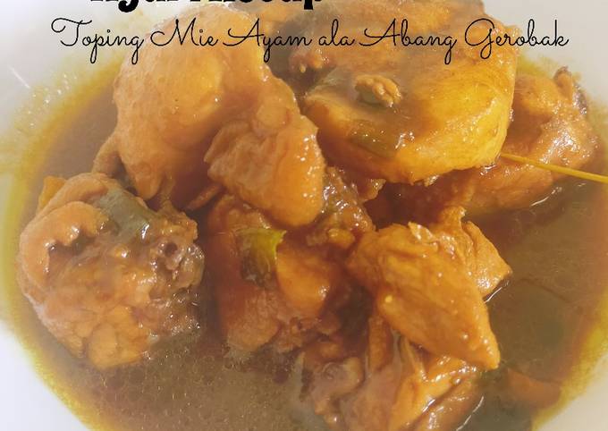 Resep Ayam Kecap Toping Mie Ayam Ala Abang Gerobak Oleh Noviana Sari