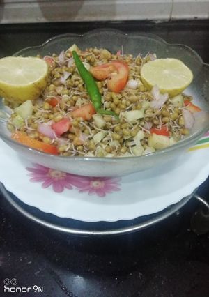 A picture of Moong Sprout Salad.