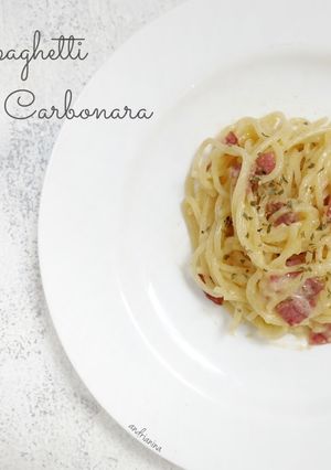 Foto resep Spaghetti Carbonara
