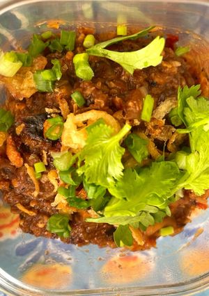 รูปของ น้ำพริกดำมะแขว่นหมูสับ 🌶️🫚