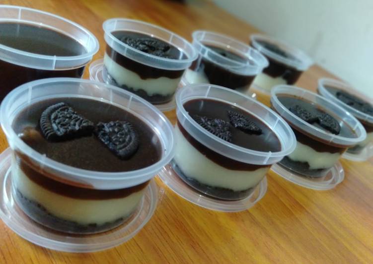 Puding Cheese Oreo