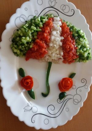 عکسی از دستور ایده سالاد شیرازی