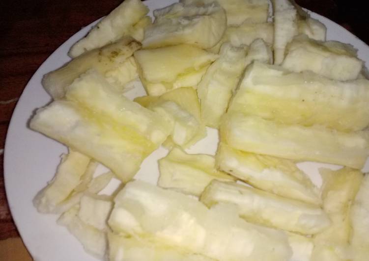 Steps to Prepare Speedy Boiled cassava