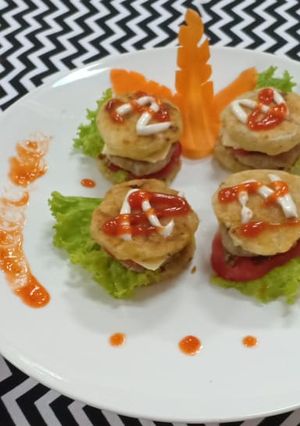 Foto resep 106.Burger singkong