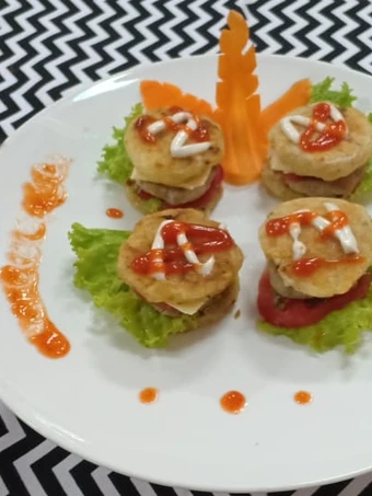 Cara Gampang Membuat Resep 106.Burger singkong yang Uenak Anti Ribet, Bikin Ngiler