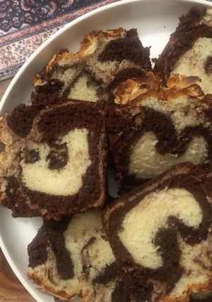 Une photo de Marbré nature/chocolat