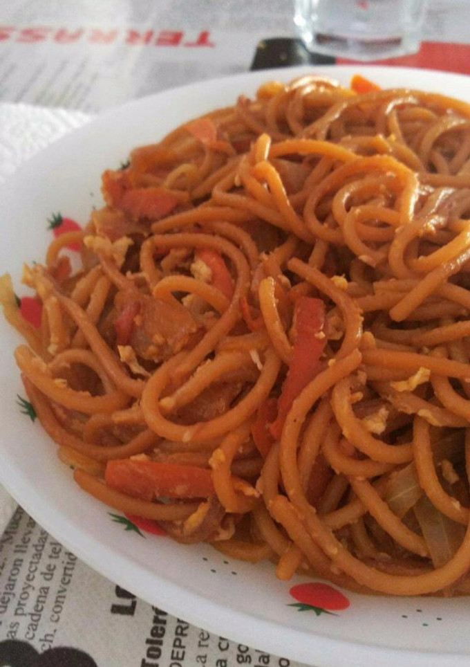 Una foto de Pasta asiática