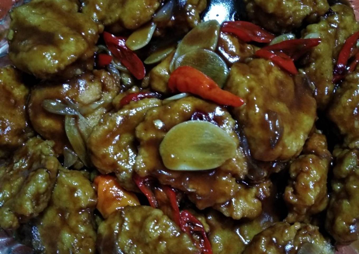 Tahu asam manis sederhana