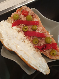 Una foto de Bocadillo vegetal
