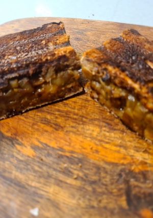 Padlizsános reggeli recept fotója