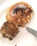 Hot cakes de avena esponjosos y saludables