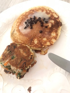 Una foto de Hot cakes de avena esponjosos y saludables
