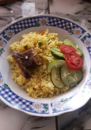 Una foto de Arroz ala jardinera con chancho