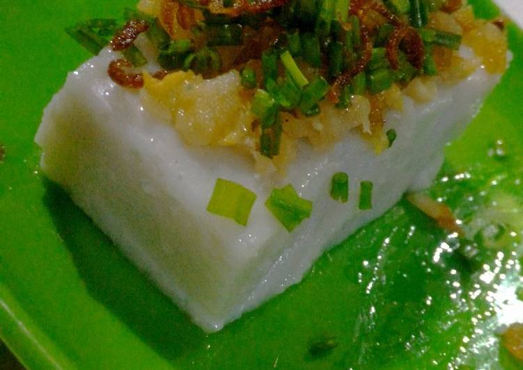 Resep Kue talam ebi / belaok, Enak