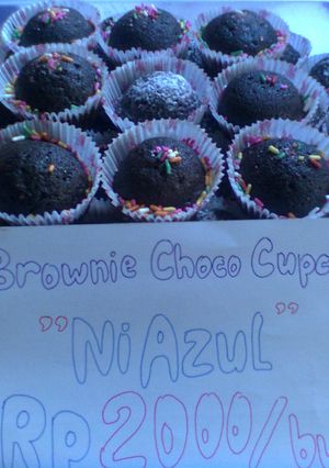 Foto resep Brownies Choco Cupcakes