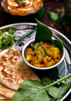 তড়কা  দিয়ে  ডাল  সবজি রেসিপির প্রধান ছবি