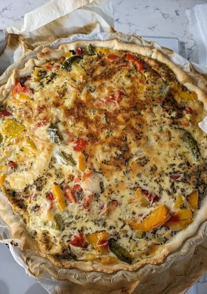 Une photo de Quiche thon-poivron
