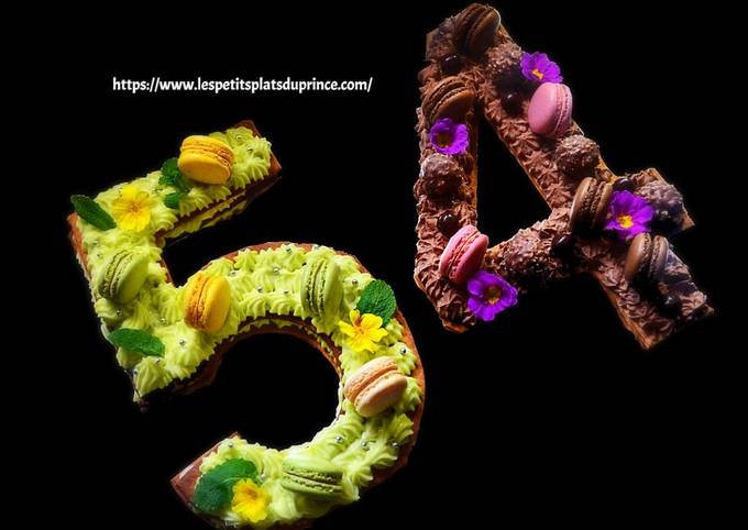 Number cakes : tendance 2018 !