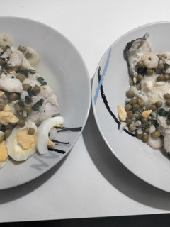 Una foto de Merluza en salsa verde