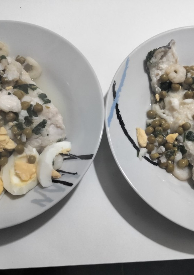 Una foto de Merluza en salsa verde