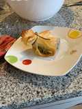 Saquitos de morcilla con masa brick