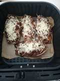 Air Fryer Stuffed Eggplants with Ground Beef