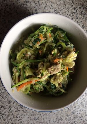 Una foto de Fideos de Zapallo italiano