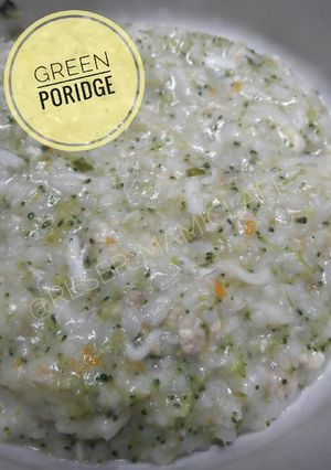 Foto resep Green Poridge (MPASI 9M+)