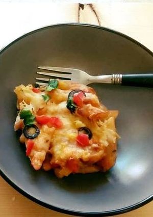 A picture of LOADED PASTA LASANGA (Texas and Mexican Twist).