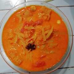 รูปของ Labu jipang krecek (kuah lontong)