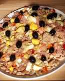 Ensalada de alubias —Empedrat a nuestra manera—