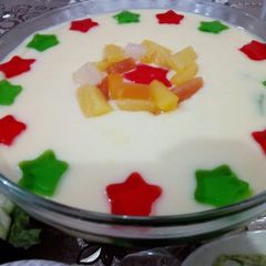 A picture of Fruit custard.