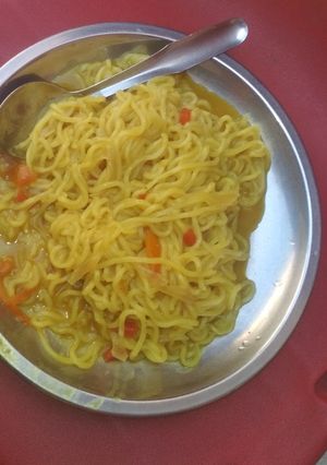 A picture of Veg.Masala Maggi.