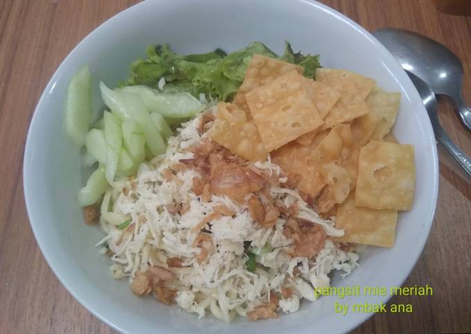 pangsit mie meriah - resepenakbgt.com