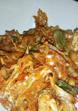 Foto resep Ikan asin bulu ayam super garing