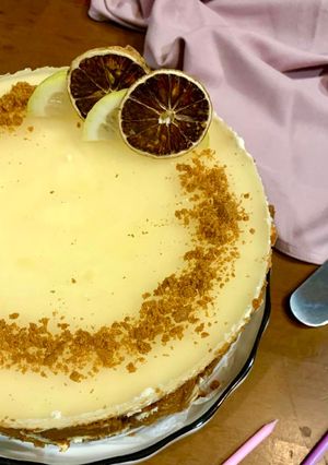 Foto resep No bake lemon cheesecake