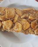 Pudín laminado de manzana